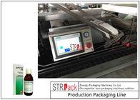 Intelligente Flaschen-Kartonierungsmaschine/Karton-Kasten-Verpackungsmaschine beschleunigen bis 120 BPM