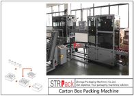 Die automatische industrielle Karton-Kasten-Verpackungsmaschine-große Kapazität für Flasche/kann