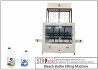 Kopf-Schwerkraft-Flaschen-Füllmaschine PLC-Steuer10 für 1 - Reiniger des Bleichmittel-5L