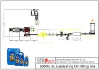 Hohe Leistungsfähigkeits-Flaschen-füllende Linie 500ML - Füllungs-Linie des Schmieröl-5L