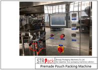 Automatischer Tomatenkonzentrat-Verpackungsmaschine Doypack-Beutel-Drehverpackungsmaschine mit PLC-Steuerung für das flüssige Verpacken der Lebensmittel