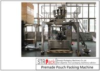 Automatischer Tomatenkonzentrat-Verpackungsmaschine Doypack-Beutel-Drehverpackungsmaschine mit PLC-Steuerung für das flüssige Verpacken der Lebensmittel
