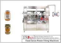 Köpfe Honey Jars STRPACK 2-16 und Flaschen-Kolben-Servobewegungsfüllmaschine für Honey Jam Glass Jars Bottle