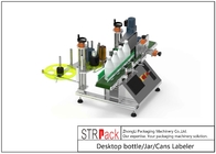 Desktop-Flaschenetikettiermaschine für Gläser / Dosen 20 - 60 Stück / Min
