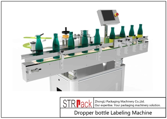 28 – 100 mm Etikettiermaschine für Shampooflaschen, selbstklebender Aufkleber