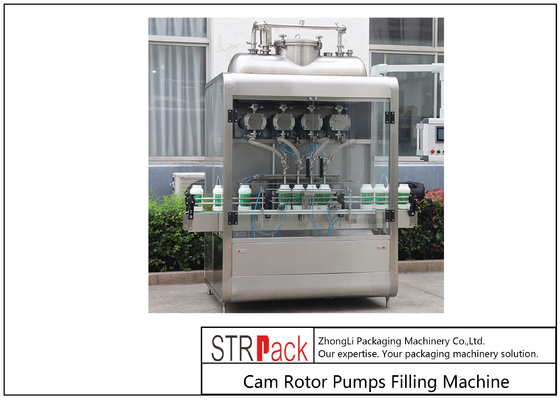 Hauptrotor-Pumpen-Füllmaschine des nocken-4 für Klumpen-Paste