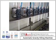Automatische Schwerkraft-Flaschen-Füllmaschine für Toiletten-Reiniger/ätzendes flüssiges 500ml-1L