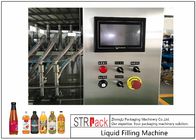 Leistungsfähige zeitgesteuerte Glasflaschen-Füllmaschine für Essig/Sojasoße/Paprika