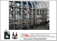 Hohe schäumende automatische flüssige Füllmaschine-lineare Art 12 Köpfe für HAUSTIER Flasche