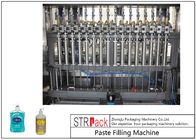 16 Düsen-Kolben-flüssige Hochviskositätsfüllmaschine für Flüssigseife 100ml-1L/Lotion