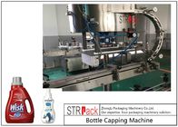 Hochgeschwindigkeitsplastikflaschen-mit einer Kappe bedeckende Maschine für Waschmittel-Reiniger-Flasche