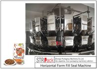 Nahrung für Haustiere Doypack-Tasche Premade-Beutel-Verpackmaschine mit multi Hauptskala-und Metalldetektor-Maschine