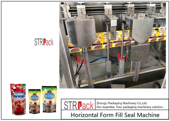 Maschine zum Füllen und Abdichten von Beuteln