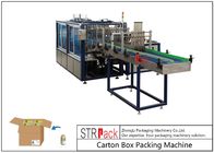 Flüssige füllende Linie Karton-Verpackungsmaschine für 250ML-2L ringsum das Flaschen-Karton-Verpacken