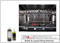 Automatische Flasche u. flüssige Füllmaschine für flüssige Produkte mit 8, 10, 12, 14 oder 20 füllenden Düsen.