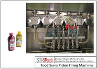 Völlig automatisierter Obst- und Gemüse1-5l Juice Bottles Piston Filling Machine mit volumetrischem Kolben-Füller