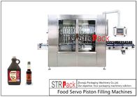 Automatische lineare Kolben-Füllmaschine für Worcestersauce-Nahrungsmittelflasche